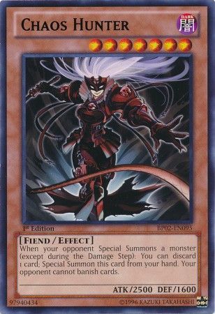 Chaos Hunter BP02 EN095 Rare 1st Edition Battle Pack 2 War of the Giants 1st Edition Singles Chaos Hunter BP02 EN095 Rare 1st Edition Battle Pack 2 War of the Giants 1st Edition Singles