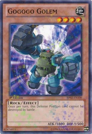 Gogogo Golem BP02 EN100 Mosaic Rare 1st Edition Battle Pack 2 War of the Giants Mosaic Rare 1st Edition Singles Gogogo Golem BP02 EN100 Mosaic Rare 1st Edition Battle Pack 2 War of the Giants Mosaic Rare 1st Edition Singles