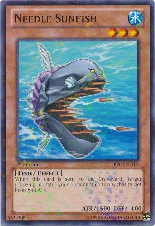 Needle Sunfish BP02 EN101 Mosaic Rare 1st Edition Needle Sunfish BP02 EN101 Mosaic Rare 1st Edition