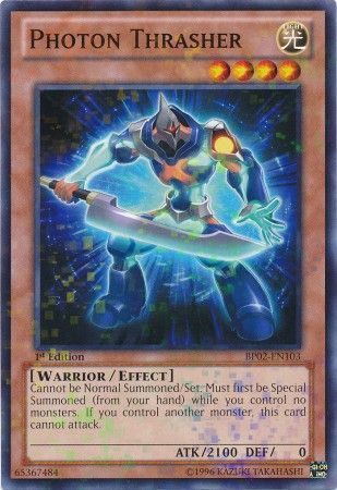 Photon Thrasher BP02 EN103 Mosaic Rare 1st Edition Photon Thrasher BP02 EN103 Mosaic Rare 1st Edition
