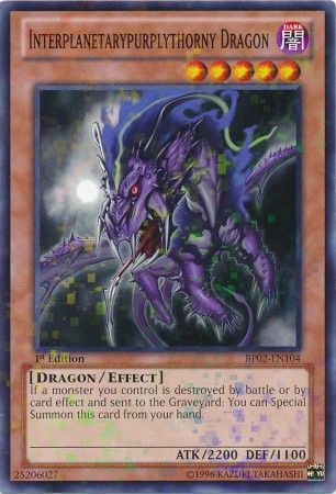 Interplanetarypurplythorny Dragon BP02 EN104 Mosaic Rare 1st Edition Interplanetarypurplythorny Dragon BP02 EN104 Mosaic Rare 1st Edition