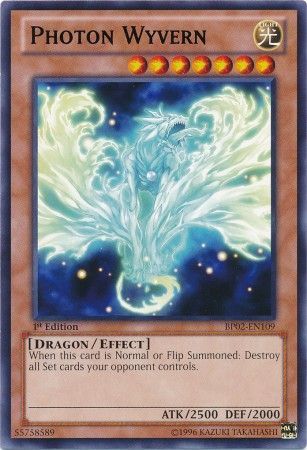 Photon Wyvern BP02 EN109 Rare 1st Edition Photon Wyvern BP02 EN109 Rare 1st Edition