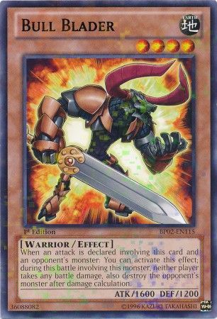 Bull Blader BP02 EN115 Mosaic Rare 1st Edition Bull Blader BP02 EN115 Mosaic Rare 1st Edition