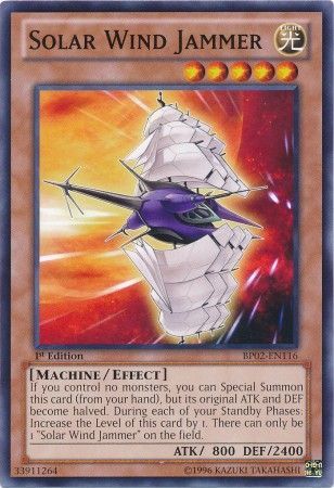 Solar Wind Jammer BP02 EN116 Common 1st Edition Solar Wind Jammer BP02 EN116 Common 1st Edition