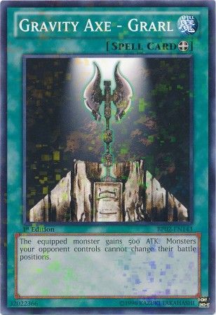 Gravity Axe Grarl BP02 EN143 Mosaic Rare 1st Edition Gravity Axe Grarl BP02 EN143 Mosaic Rare 1st Edition