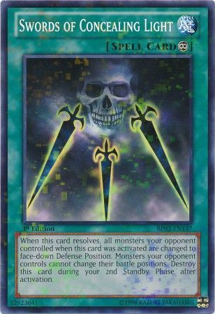 Swords of Concealing Light BP02 EN147 Mosaic Rare 1st Edition Battle Pack 2 War of the Giants Mosaic Rare 1st Edition Singles Swords of Concealing Light BP02 EN147 Mosaic Rare 1st Edition Battle Pack 2 War of the Giants Mosaic Rare 1st Edition Singles