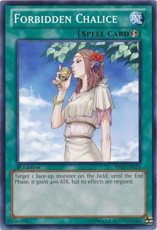 Forbidden Chalice BP02 EN155 Common 1st Edition Forbidden Chalice BP02 EN155 Common 1st Edition