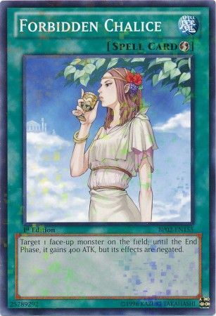 Forbidden Chalice BP02 EN155 Mosaic Rare 1st Edition Forbidden Chalice BP02 EN155 Mosaic Rare 1st Edition