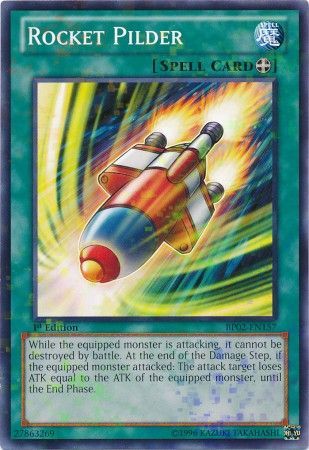 Rocket Pilder BP02 EN157 Mosaic Rare 1st Edition Rocket Pilder BP02 EN157 Mosaic Rare 1st Edition