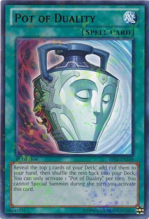 Pot of Duality BP02 EN160 Mosaic Rare 1st Edition Pot of Duality BP02 EN160 Mosaic Rare 1st Edition