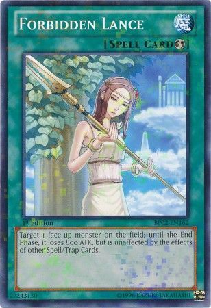Forbidden Lance BP02 EN162 Mosaic Rare 1st Edition Forbidden Lance BP02 EN162 Mosaic Rare 1st Edition