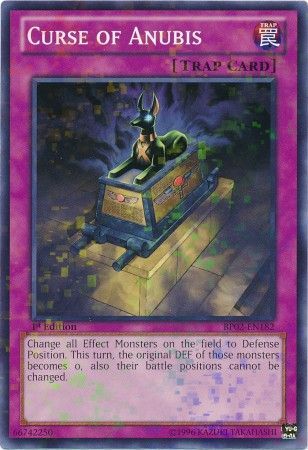 Curse of Anubis BP02 EN182 Mosaic Rare 1st Edition Curse of Anubis BP02 EN182 Mosaic Rare 1st Edition