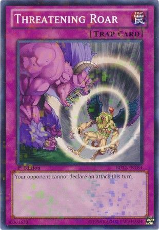 Threatening Roar BP02 EN184 Mosaic Rare 1st Edition Threatening Roar BP02 EN184 Mosaic Rare 1st Edition