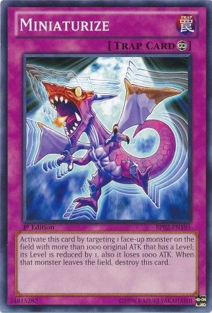 Miniaturize BP02 EN195 Common 1st Edition Battle Pack 2 War of the Giants 1st Edition Singles Miniaturize BP02 EN195 Common 1st Edition Battle Pack 2 War of the Giants 1st Edition Singles