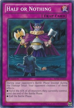 Half or Nothing BP02 EN201 Common 1st Edition Battle Pack 2 War of the Giants 1st Edition Singles Half or Nothing BP02 EN201 Common 1st Edition Battle Pack 2 War of the Giants 1st Edition Singles