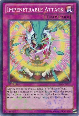 Impenetrable Attack BP02 EN211 Mosaic Rare 1st Edition Impenetrable Attack BP02 EN211 Mosaic Rare 1st Edition
