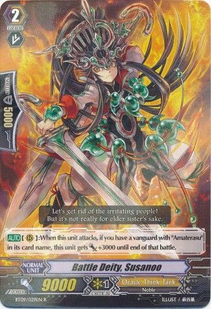 Battle Deity Susanoo BT09 029EN Rare R Vol 9 Clash of the Knights Dragons Singles Battle Deity Susanoo BT09 029EN Rare R Vol 9 Clash of the Knights Dragons Singles