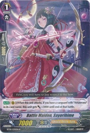 Battle Maiden Sayorihime BT09 030EN Rare R Vol 9 Clash of the Knights Dragons Singles Battle Maiden Sayorihime BT09 030EN Rare R Vol 9 Clash of the Knights Dragons Singles