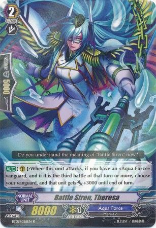 Battle Siren Theresa BT09 026EN Rare R Battle Siren Theresa BT09 026EN Rare R