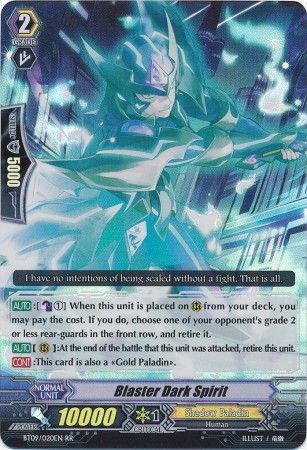 Blaster Dark Spirit BT09 020EN Double Rare RR Vol 9 Clash of the Knights Dragons Singles Blaster Dark Spirit BT09 020EN Double Rare RR Vol 9 Clash of the Knights Dragons Singles