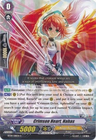 Crimson Heart Nahas BT09 081EN Common C Vol 9 Clash of the Knights Dragons Singles Crimson Heart Nahas BT09 081EN Common C Vol 9 Clash of the Knights Dragons Singles