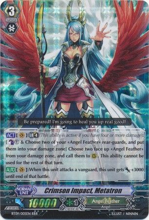 Crimson Impact Metatron BT09 005EN Triple Rare RRR Vol 9 Clash of the Knights Dragons Singles Crimson Impact Metatron BT09 005EN Triple Rare RRR Vol 9 Clash of the Knights Dragons Singles