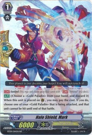 Halo Shield Mark BT09 014EN Double Rare RR Vol 9 Clash of the Knights Dragons Singles Halo Shield Mark BT09 014EN Double Rare RR Vol 9 Clash of the Knights Dragons Singles