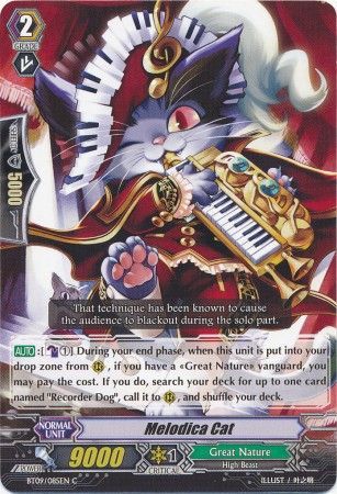 Melodica Cat BT09 085EN Common C Vol 9 Clash of the Knights Dragons Singles Melodica Cat BT09 085EN Common C Vol 9 Clash of the Knights Dragons Singles