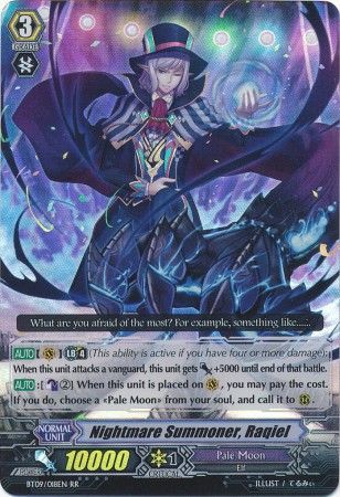 Nightmare Summoner Raqiel BT09 018EN Double Rare RR Vol 9 Clash of the Knights Dragons Singles Nightmare Summoner Raqiel BT09 018EN Double Rare RR Vol 9 Clash of the Knights Dragons Singles