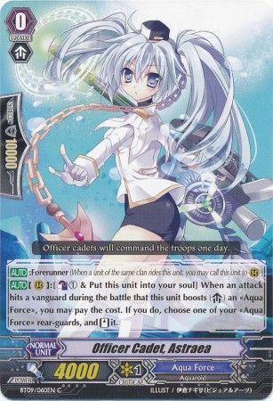 Officer Cadet Astraea BT09 060EN Common C Vol 9 Clash of the Knights Dragons Singles Officer Cadet Astraea BT09 060EN Common C Vol 9 Clash of the Knights Dragons Singles