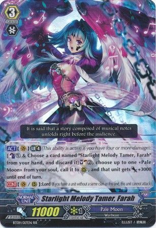Starlight Melody Tamer Farah BT09 017EN Double Rare RR Starlight Melody Tamer Farah BT09 017EN Double Rare RR