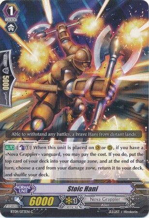 Stoic Hani BT09 073EN Common C Vol 9 Clash of the Knights Dragons Singles Stoic Hani BT09 073EN Common C Vol 9 Clash of the Knights Dragons Singles