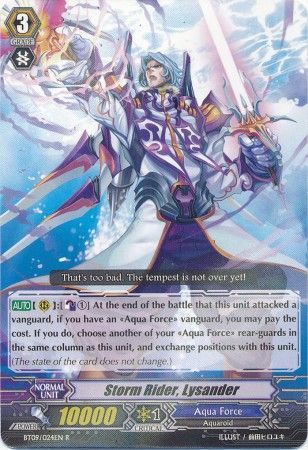 Storm Rider Lysander BT09 024EN Rare R Vol 9 Clash of the Knights Dragons Singles Storm Rider Lysander BT09 024EN Rare R Vol 9 Clash of the Knights Dragons Singles