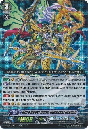 Ultra Beast Deity Illuminal Dragon BT09 004EN Triple Rare RRR Vol 9 Clash of the Knights Dragons Singles Ultra Beast Deity Illuminal Dragon BT09 004EN Triple Rare RRR Vol 9 Clash of the Knights Dragons Singles