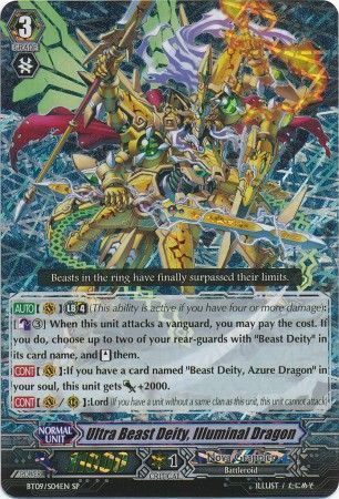 Ultra Beast Deity Illuminal Dragon BT09 S04EN Special Parallel SP Vol 9 Clash of the Knights Dragons Singles Ultra Beast Deity Illuminal Dragon BT09 S04EN Special Parallel SP Vol 9 Clash of the Knights Dragons Singles