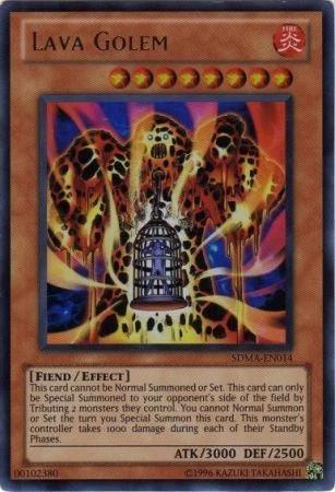 Lava Golem SDMA EN014 Ultra Rare Unlimited Structure Deck Marik Unlimited Singles Lava Golem SDMA EN014 Ultra Rare Unlimited Structure Deck Marik Unlimited Singles