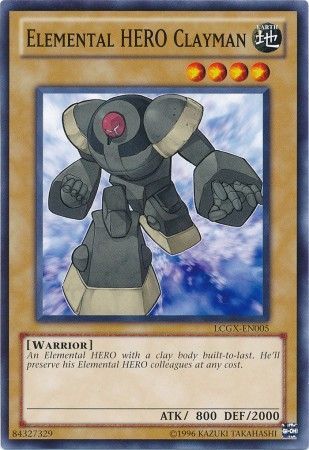 Elemental Hero Clayman LCGX EN005 Common Unlimited Legendary Collection 2 Unlimited Singles Elemental Hero Clayman LCGX EN005 Common Unlimited Legendary Collection 2 Unlimited Singles