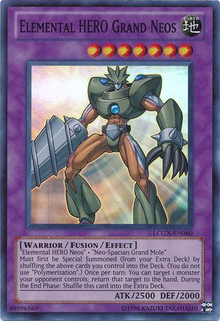 Elemental Hero Grand Neos LCGX EN060 Super Rare Unlimited Elemental Hero Grand Neos LCGX EN060 Super Rare Unlimited