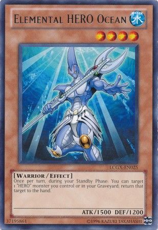 Elemental Hero Ocean LCGX EN025 Rare Unlimited Legendary Collection 2 Unlimited Singles Elemental Hero Ocean LCGX EN025 Rare Unlimited Legendary Collection 2 Unlimited Singles