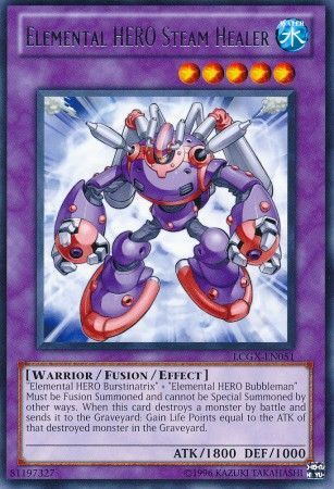 Elemental Hero Steam Healer LCGX EN051 Rare Unlimited Elemental Hero Steam Healer LCGX EN051 Rare Unlimited