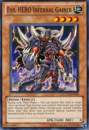 Evil Hero Infernal Gainer LCGX EN030 Common Unlimited Legendary Collection 2 Unlimited Singles Evil Hero Infernal Gainer LCGX EN030 Common Unlimited Legendary Collection 2 Unlimited Singles