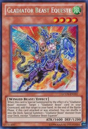 Gladiator Beast Equeste LCGX EN251 Secret Rare Unlimited Legendary Collection 2 Unlimited Singles Gladiator Beast Equeste LCGX EN251 Secret Rare Unlimited Legendary Collection 2 Unlimited Singles