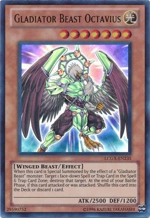 Gladiator Beast Octavius LCGX EN235 Ultra Rare Unlimited Gladiator Beast Octavius LCGX EN235 Ultra Rare Unlimited