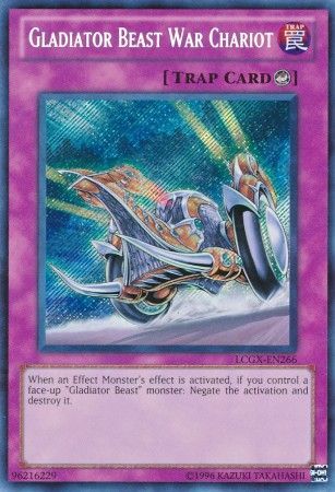 Gladiator Beast War Chariot LCGX EN266 Secret Rare Unlimited Gladiator Beast War Chariot LCGX EN266 Secret Rare Unlimited