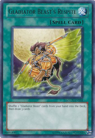 Gladiator Beast s Respite LCGX EN254 Rare Unlimited Legendary Collection 2 Unlimited Singles Gladiator Beast s Respite LCGX EN254 Rare Unlimited Legendary Collection 2 Unlimited Singles