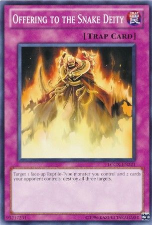 Offering to the Snake Deity LCGX EN221 Common Unlimited Legendary Collection 2 Unlimited Singles Offering to the Snake Deity LCGX EN221 Common Unlimited Legendary Collection 2 Unlimited Singles