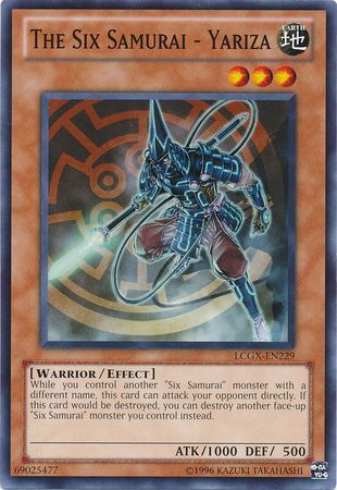 The Six Samurai Yariza LCGX EN229 Common Unlimited Legendary Collection 2 Unlimited Singles The Six Samurai Yariza LCGX EN229 Common Unlimited Legendary Collection 2 Unlimited Singles