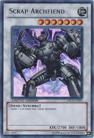 Scrap Archfiend DREV ENSP1 Ultra Rare Yu Gi Oh Promo Cards Scrap Archfiend DREV ENSP1 Ultra Rare Yu Gi Oh Promo Cards