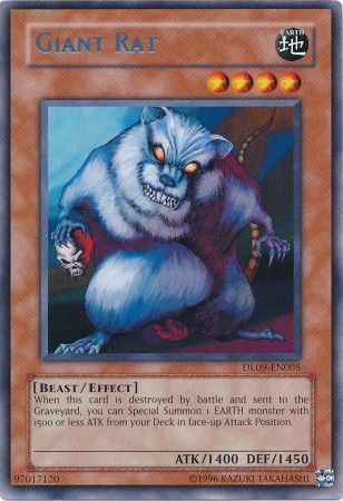 Giant Rat DL09 EN005 Rare Yu Gi Oh Promo Cards Giant Rat DL09 EN005 Rare Yu Gi Oh Promo Cards