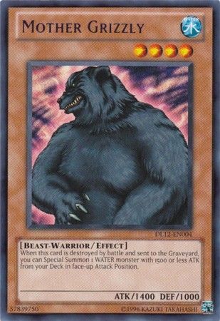 Mother Grizzly DL12 EN004 Rare Yu Gi Oh Promo Cards Mother Grizzly DL12 EN004 Rare Yu Gi Oh Promo Cards